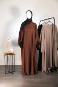 Abaya Sutra en Tissu Jazz Sutra Hijab
