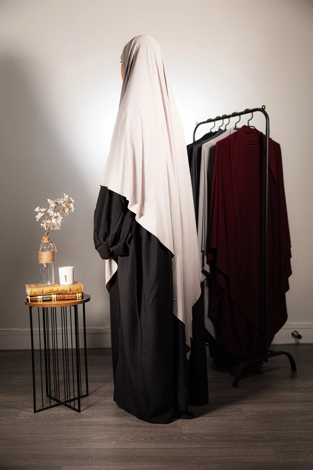 KHIMAR EN JERSEY PREMIUM Beige Sutra Hijab